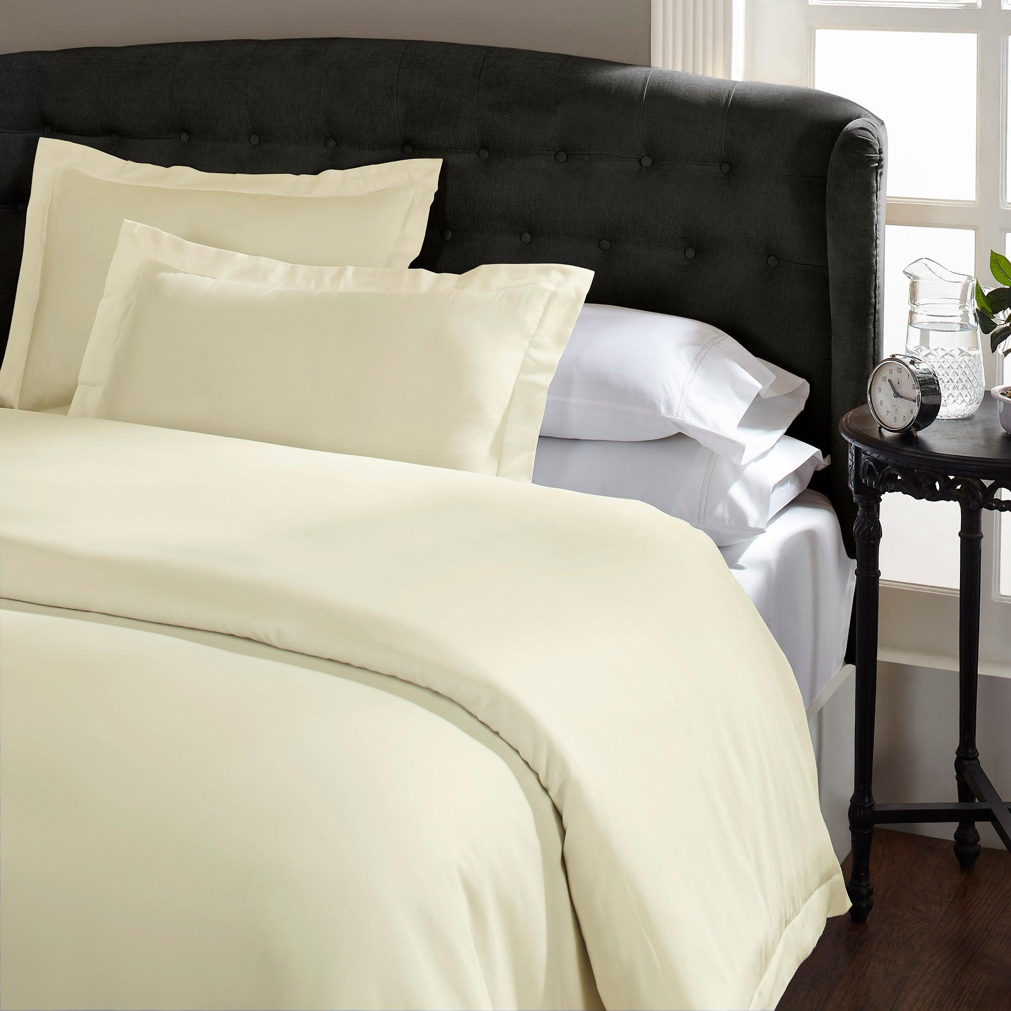 Royal Comfort King 1500TC Markle Collection Cotton Blend Quilt Cover Set - Ivory - John Cootes