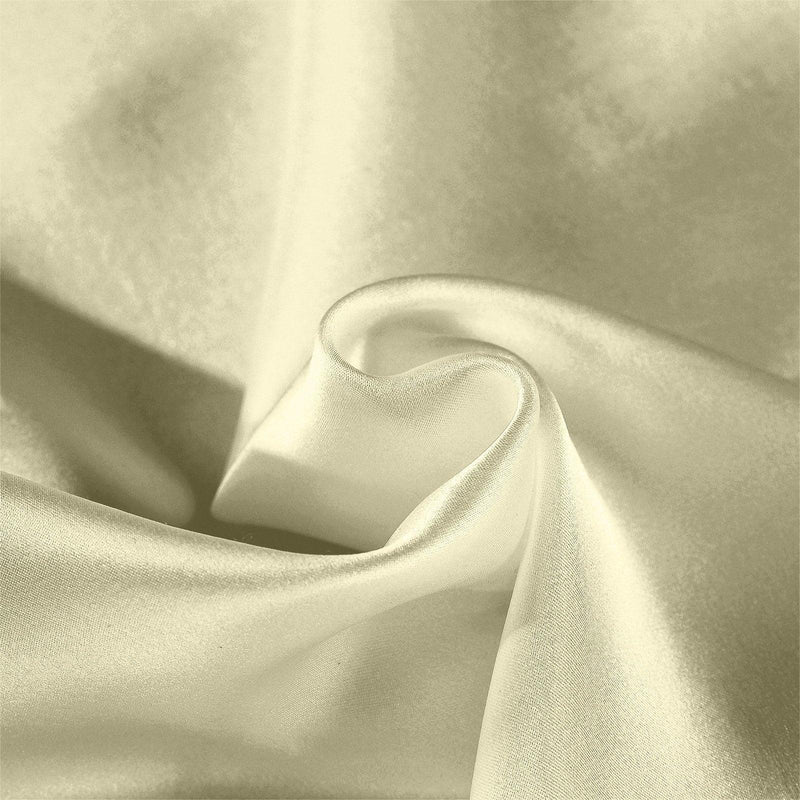 Royal Comfort Mulberry Soft Silk Hypoallergenic Pillowcase Twin Pack 51 x 76cm - Ivory - John Cootes