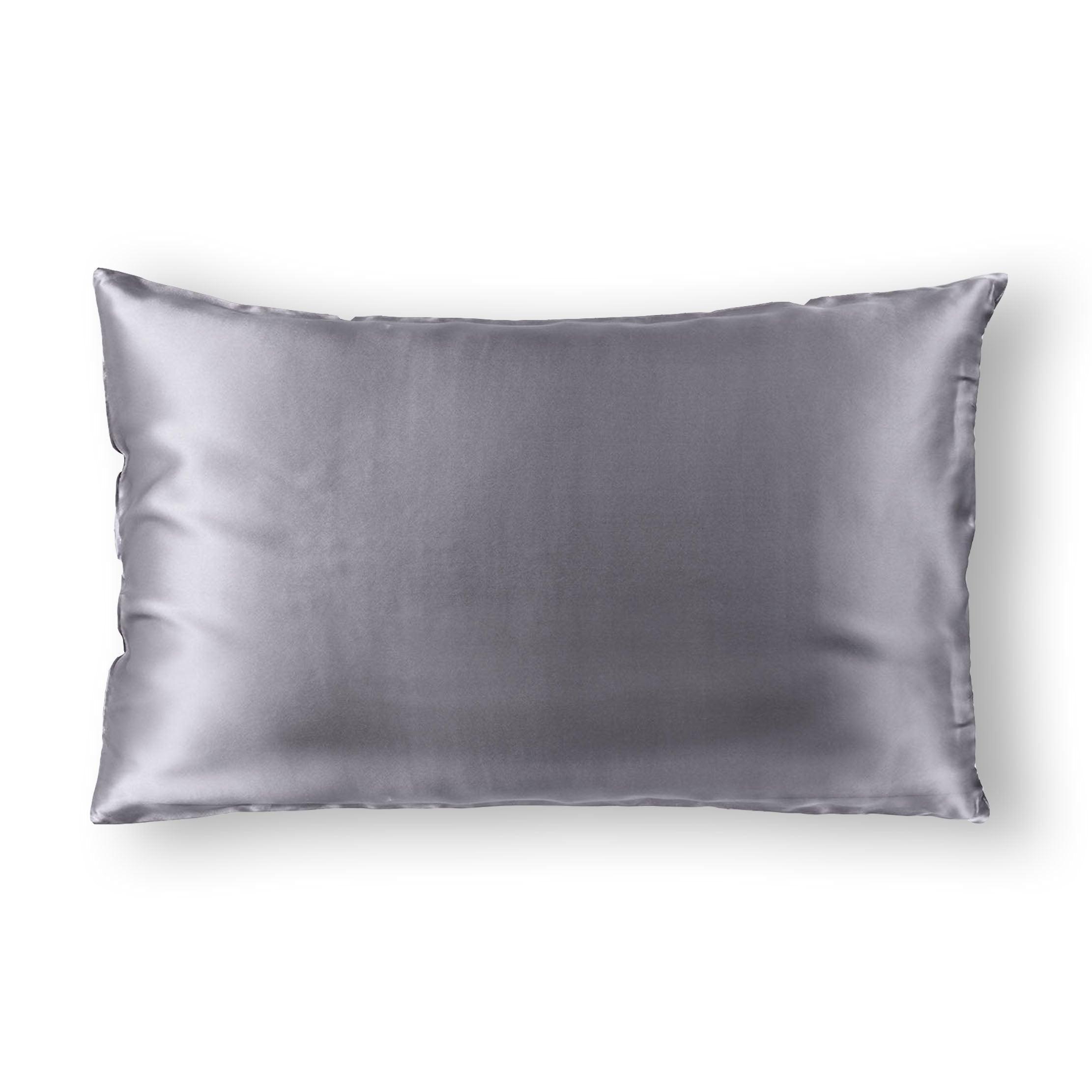 Royal Comfort Pure Silk Pillow Case 100% Mulberry Silk Hypoallergenic Pillowcase - Charcoal - John Cootes