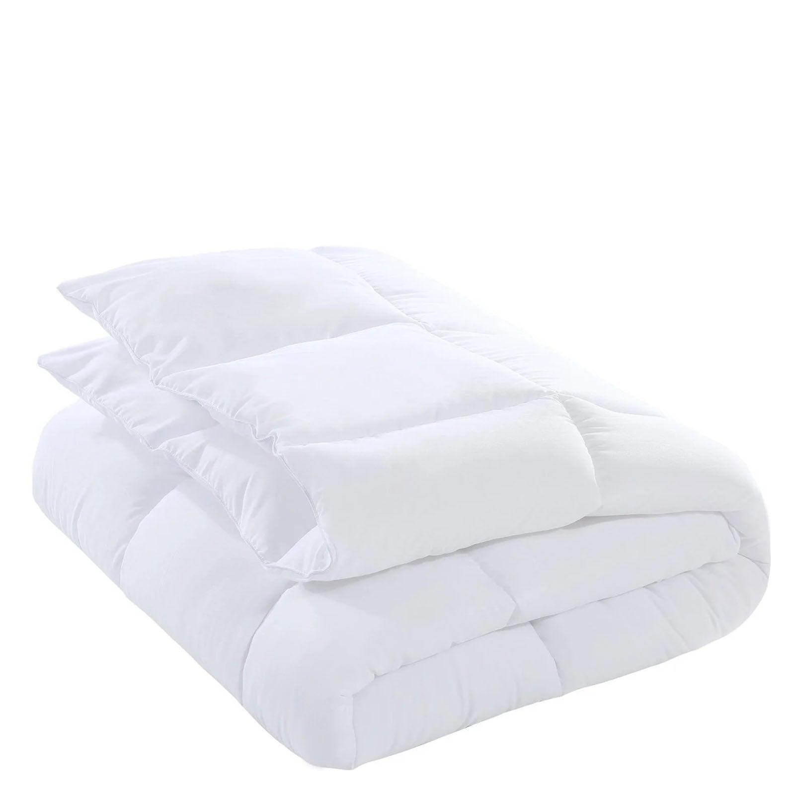 Royal Comfort Tencel Blend Quilt 300GSM Eco Friendly Breathable All Season - Single - White - John Cootes