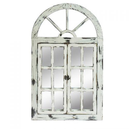 Rustic White Scarlett Window Mirror - John Cootes