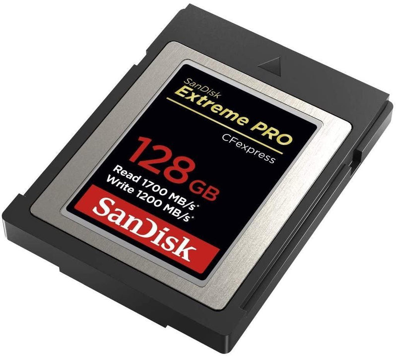 SanDisk 128GB Extreme PRO CFexpress Card Type B - SDCFE-128G-GN4NN READ 1700 MB/S WRITE 1200MB/S - John Cootes