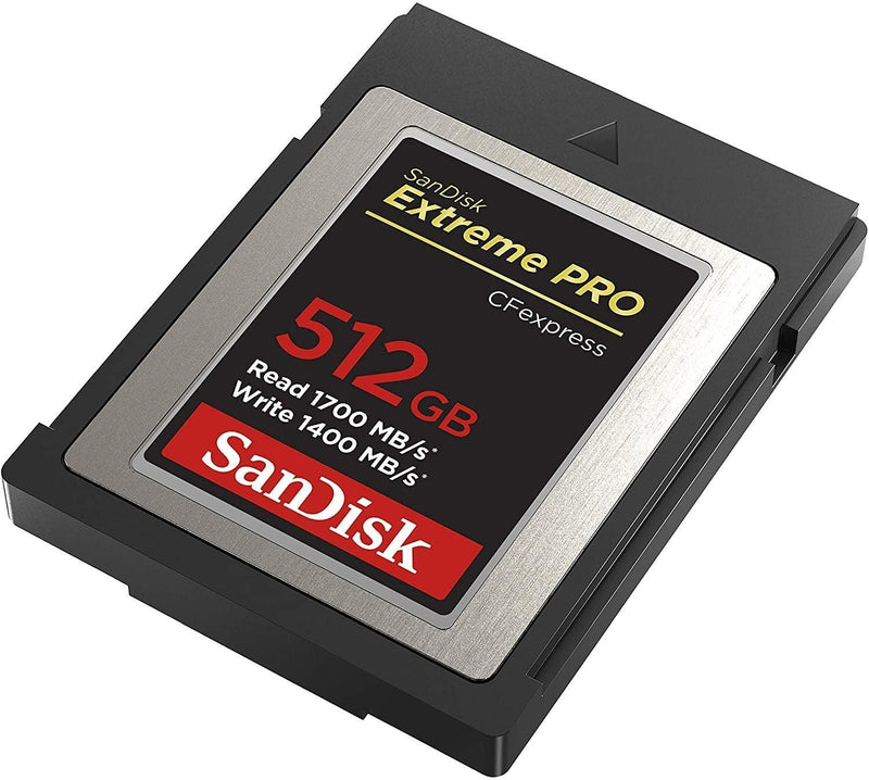 SanDisk 512GB Extreme PRO CFexpress Card Type B - SDCFE-512G-GN4NN READ 1700 MB/S WRITE 1400MB/S - John Cootes
