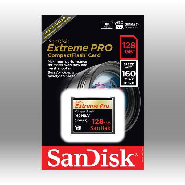 SanDisk Extreme Pro CFXP 128GB CompactFlash 160MB/s (SDCFXPS-128G) - John Cootes