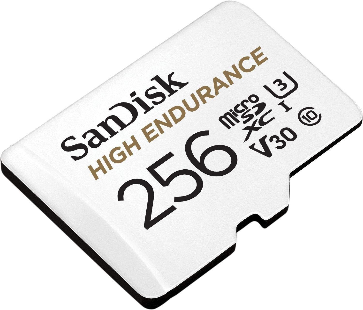 SANDISK HIGH ENDURANCE MICROSDHC CARD SQQNR 256G UHS-I C10 U3 V30 100MB/S R 40MB/S W SD ADAPTOR SDSQQNR-256G-GN6IA - John Cootes