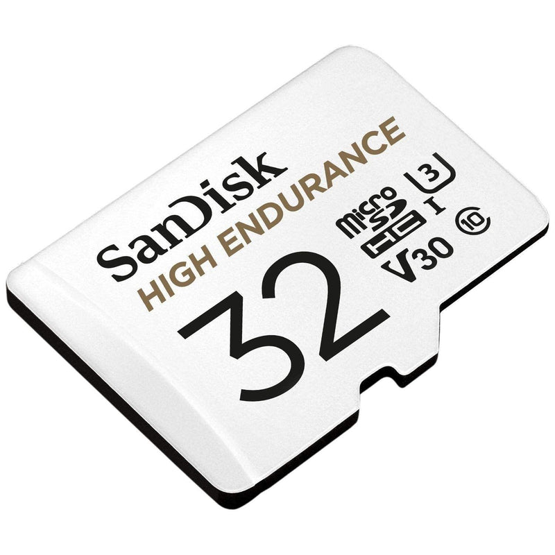 SANDISK HIGH ENDURANCE MICROSDHC CARD SQQNR 32G UHS-I C10 U3 V30 100MB/S R 40MB/S W SD ADAPTOR SDSQQNR-032G-GN6IA - John Cootes