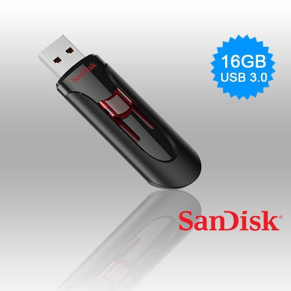 SANDISK SDCZ600-016G 16GB CZ600 CRUZER GLIDE USB 3.0 VERSION - John Cootes