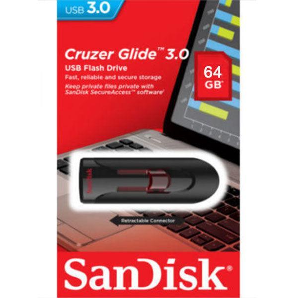 SANDISK SDCZ600-064G 64GB CZ600 CRUZER GLIDE USB 3.0 VERSION - John Cootes