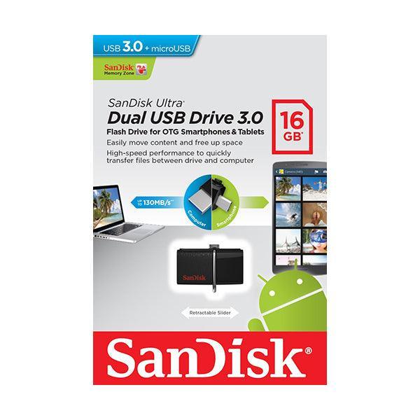 Sandisk SDDD2-016G OTG-16G Ultra Dual USB 3.0 Pen Drive - John Cootes