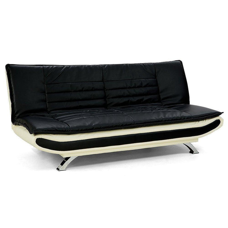 Sarantino Faux Leather Upholstered 3 Seater Sofa - Dual Colour - John Cootes