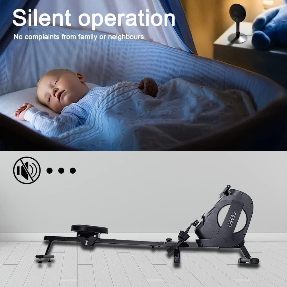 Sardine Sport Magnetic Rowing Machine Exercise Fitness Home Gym Cardio - John Cootes