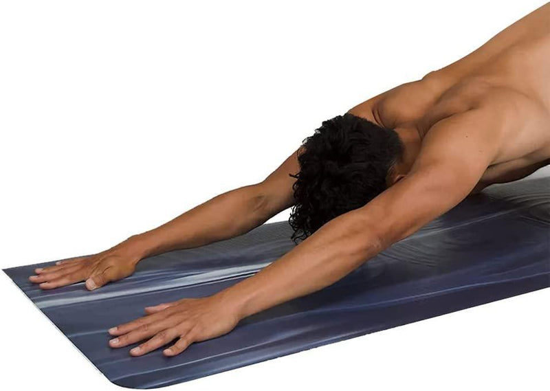 Sardine Sport Natural Rubber Yoga Mat, Extra 4.5mm, Thick & Large Mat, High-Density, Anti-Tear Blue(L1830* W680* H4.5mm) - John Cootes