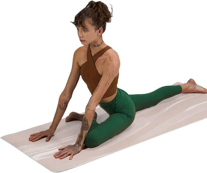 Sardine Sport Natural Rubber Yoga Mat, Extra 4.5mm, Thick & Large Mat, High-Density, Anti-Tear Pink (L1830* W680* H4.5mm) - John Cootes