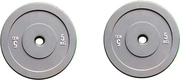 Sardine Sport Olympic Change Plates 50mm Fractional Weight Plates Designed for Olympic Barbells for Strength Training 5kg Grey Set - John Cootes