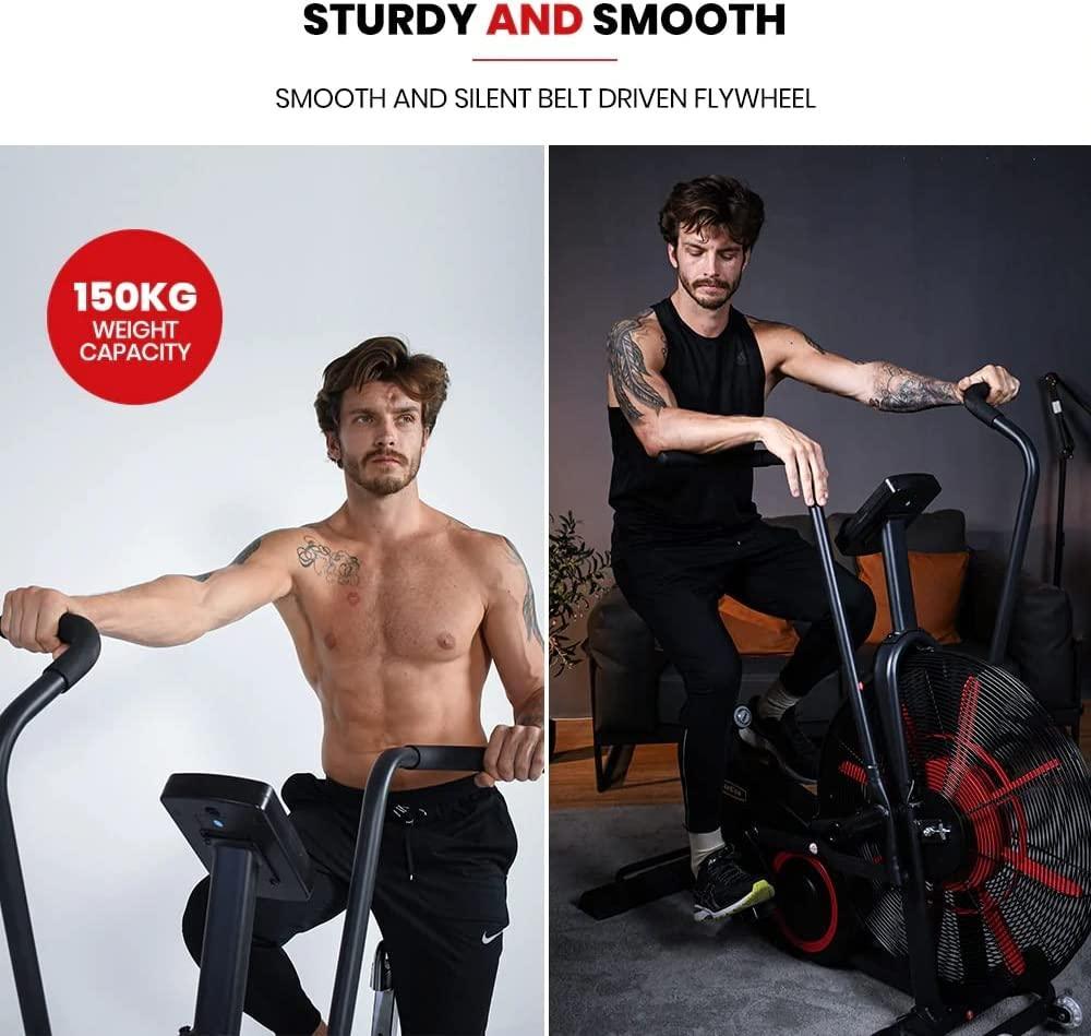 Sardine Sport Spin AirBike, Exercise Bike, Indoor Fan Bike - John Cootes