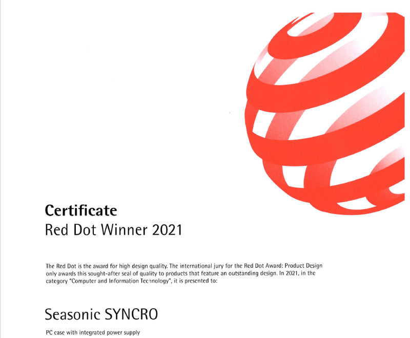 Seasonic Syncro Q704 Aluminum Case with Syncro DGC-650 650W 80 Plus Gold PSU & Connect Module RED DOT AWARD WINNER 2021 - John Cootes