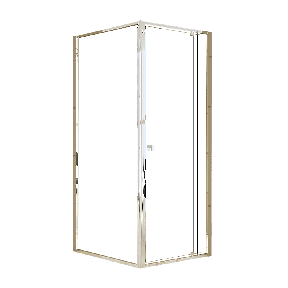 Semi Frameless Shower Screen (74~82)x 195cm & (89~92)x 195cm Side AS/NZS Glass - John Cootes