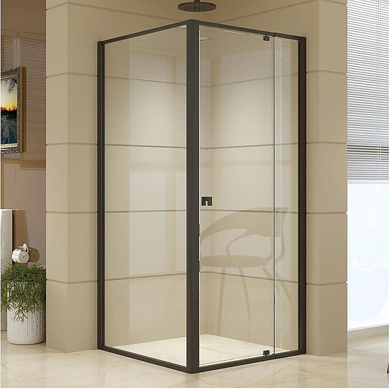 Semi Frameless Shower Screen (82~90)x 195cm & (89~92)x 195cm Side AS/NZS Glass - John Cootes