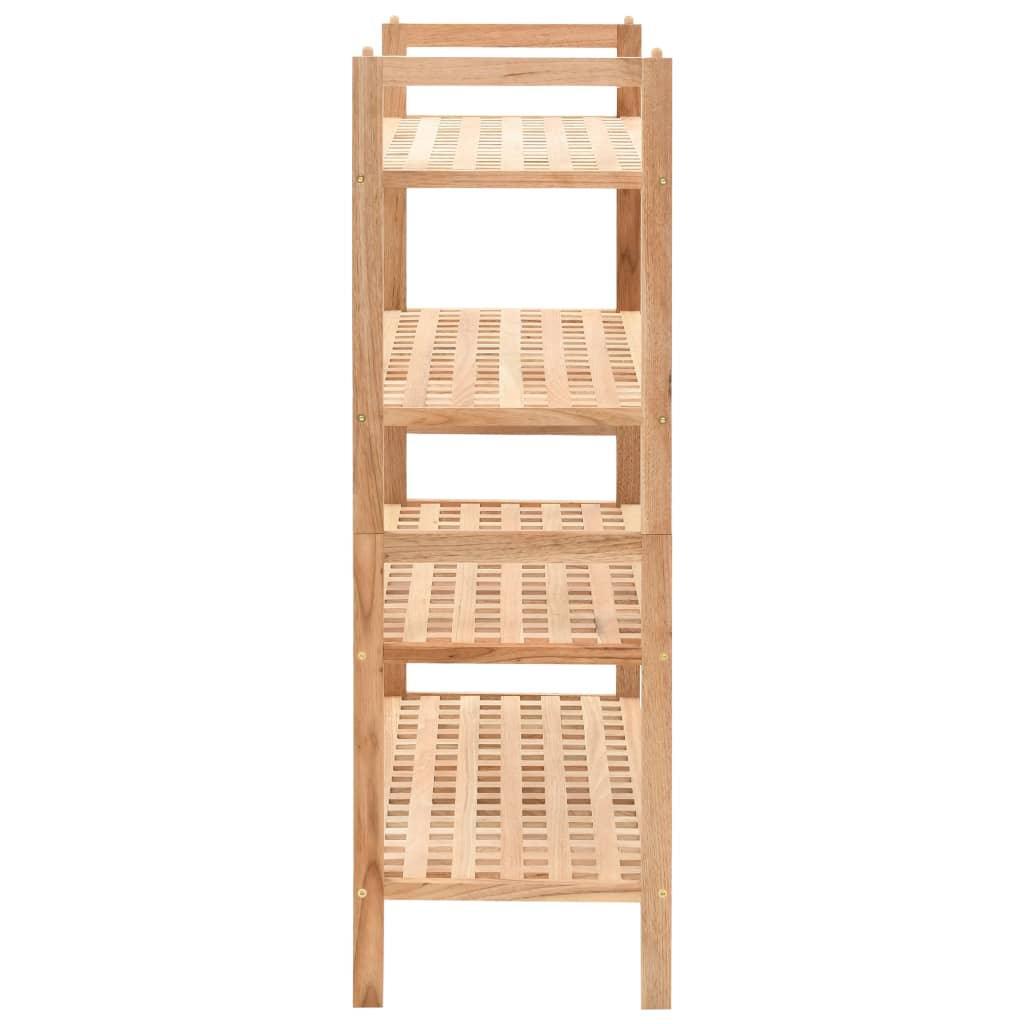 Shoe Rack Solid Walnut Wood 69x26x81 Cm - John Cootes