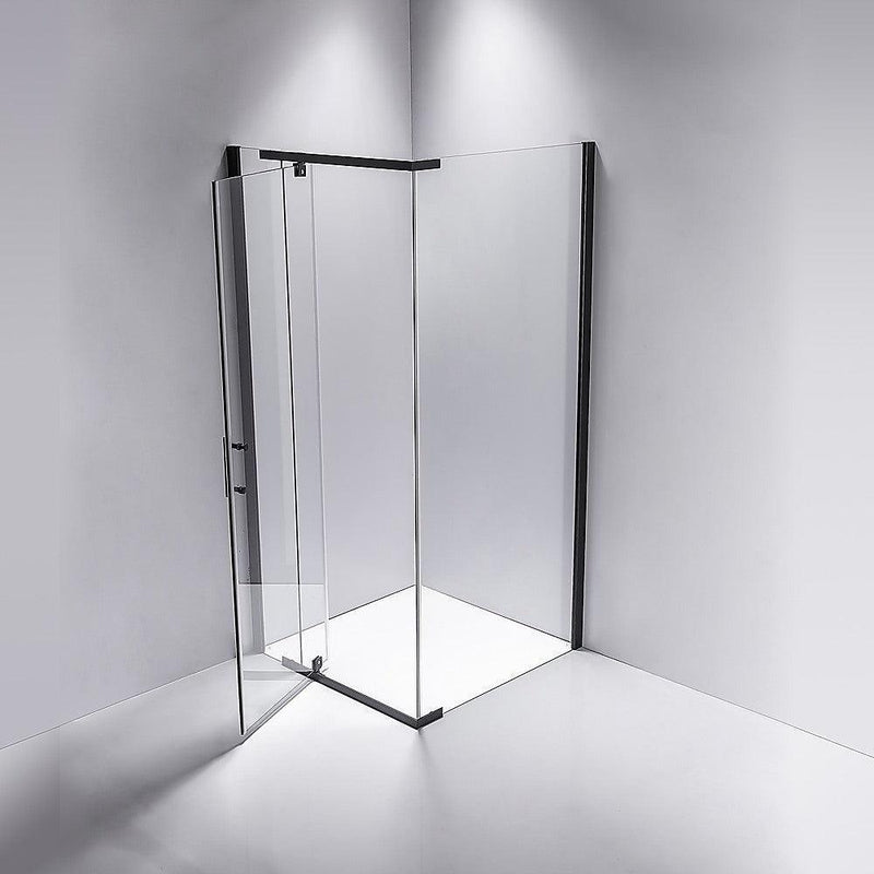 Shower Screen 1000x1000x1900mm Framed Safety Glass Pivot Door By Della Francesca - John Cootes