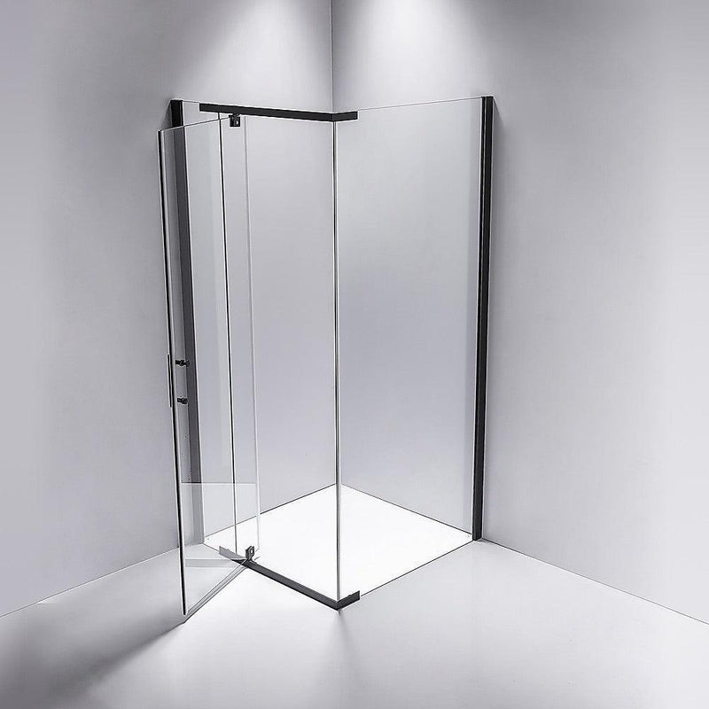 Shower Screen 1200x700x1900mm Framed Safety Glass Pivot Door By Della Francesca - John Cootes