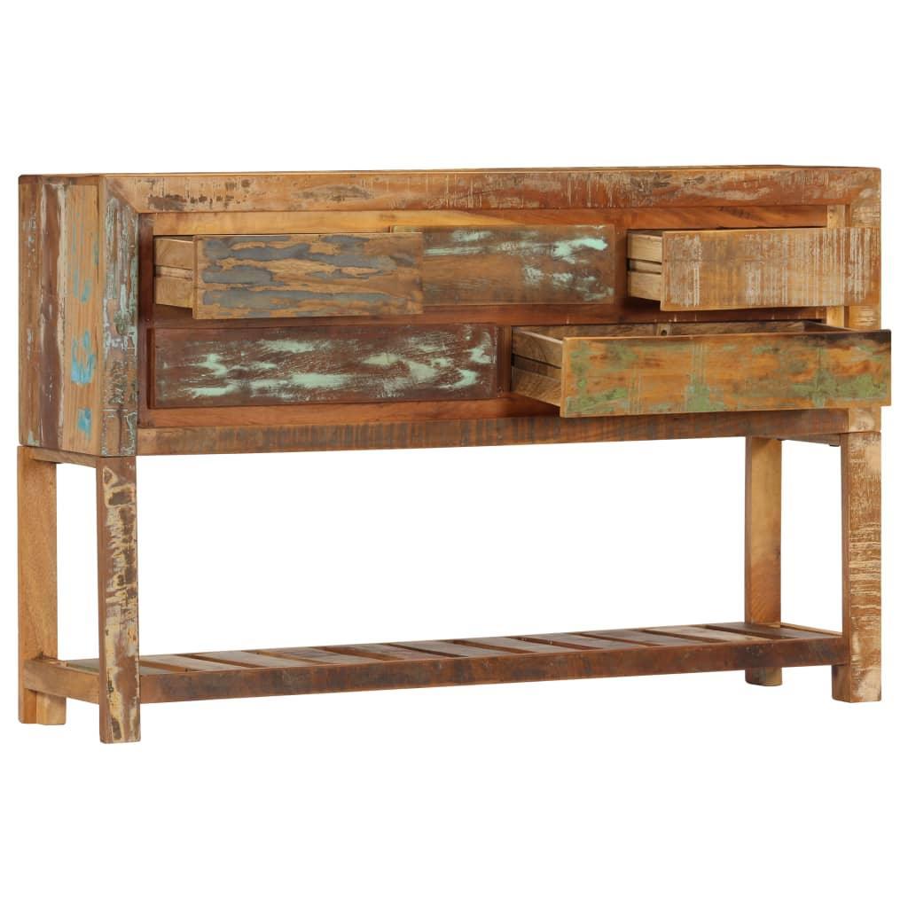 Sideboard 120x30x75 Cm Solid Reclaimed Wood- Natural - John Cootes