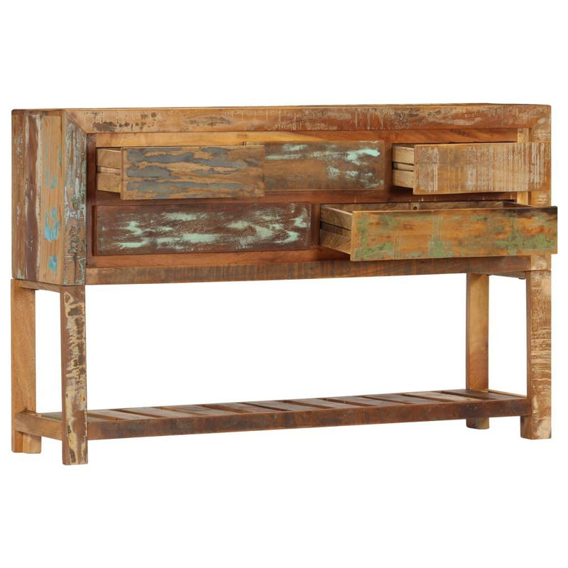 Sideboard 120x30x75 Cm Solid Reclaimed Wood- Natural - John Cootes