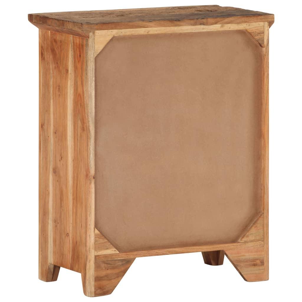 Sideboard 60x33x75 Cm Solid Acacia Wood And Reclaimed Wood - John Cootes