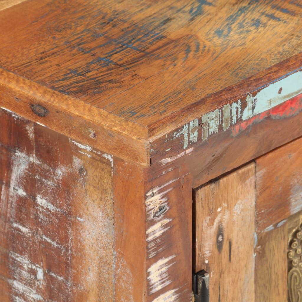 Sideboard With Buddha Cladding 60x35x75 Cm Solid Reclaimed Wood - John Cootes