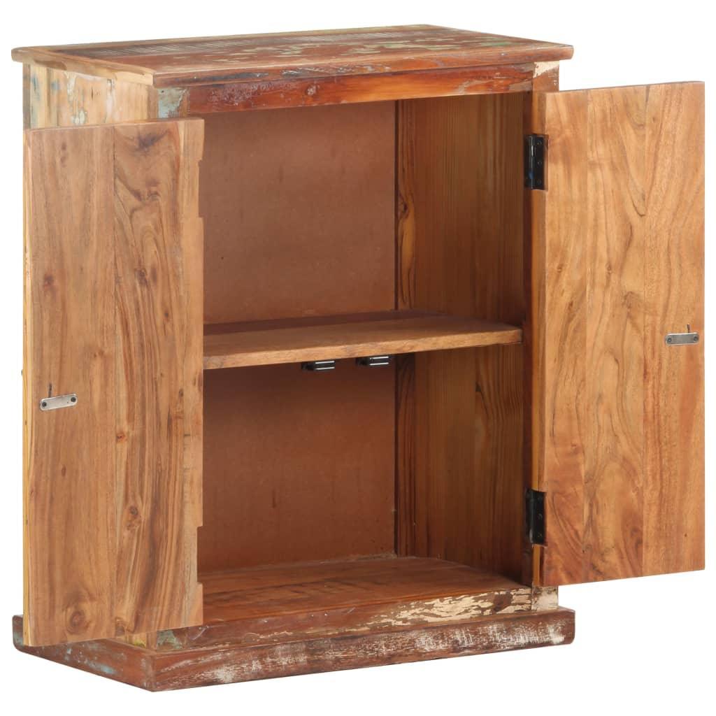 Sideboard With Buddha Cladding 60x35x75 Cm Solid Reclaimed Wood - John Cootes