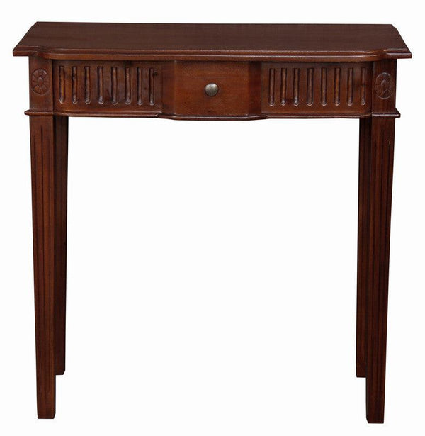 Sierra Carved Hall Table (Mahogany) - John Cootes