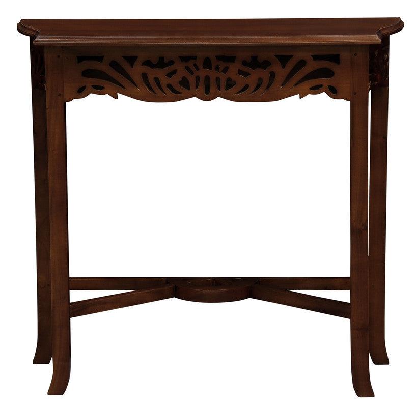 Sierra Carved Sofa Table (Mahogany) - John Cootes