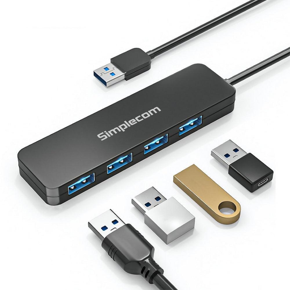 Simplecom CH342 USB 3.0 (USB 3.2 Gen 1) SuperSpeed 4 Port Hub for PC Laptop - John Cootes