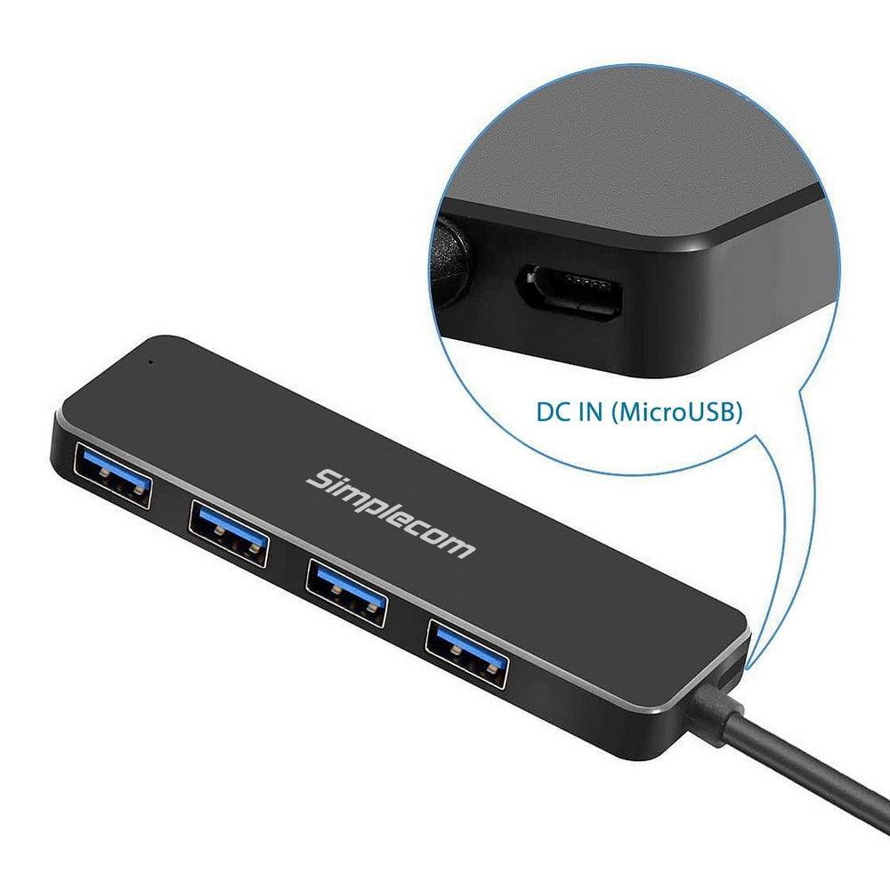 Simplecom CH342 USB 3.0 (USB 3.2 Gen 1) SuperSpeed 4 Port Hub for PC Laptop - John Cootes