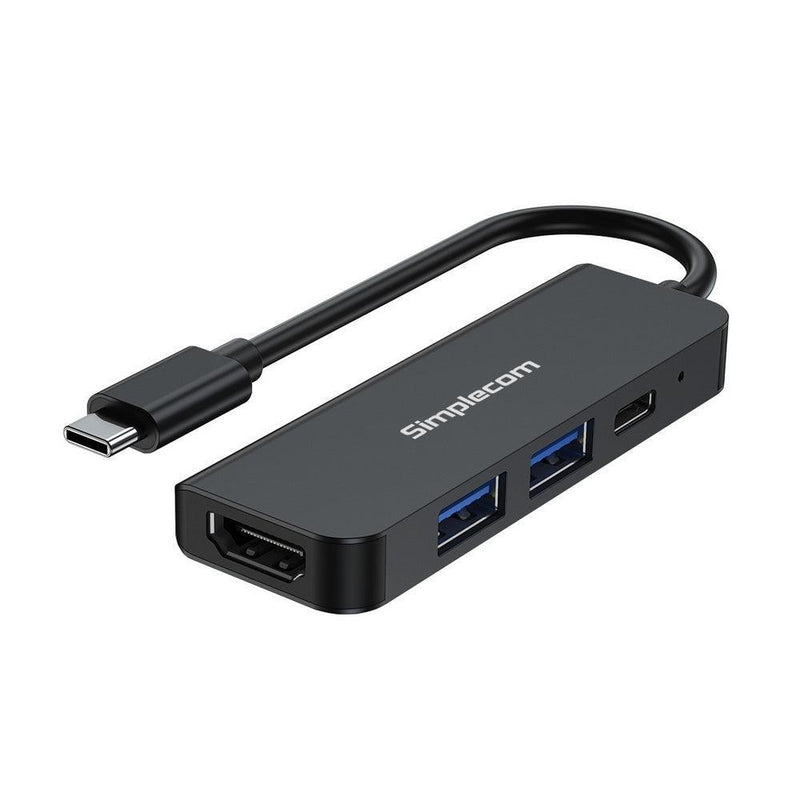Simplecom CH540 USB-C 4-in-1 Multiport Adapter Hub USB 3.0 HDMI 4K PD - John Cootes