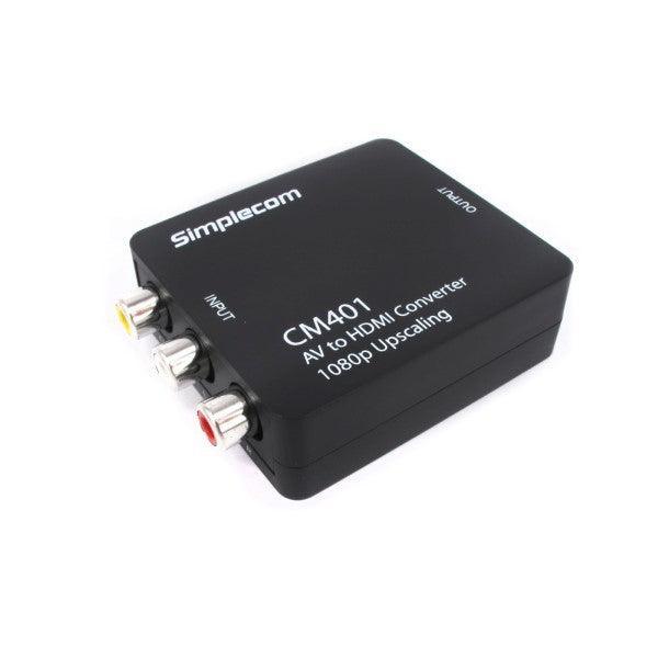 Simplecom CM401 Composite AV CVBS 3RCA to HDMI Video Converter 1080p Upscaling - John Cootes