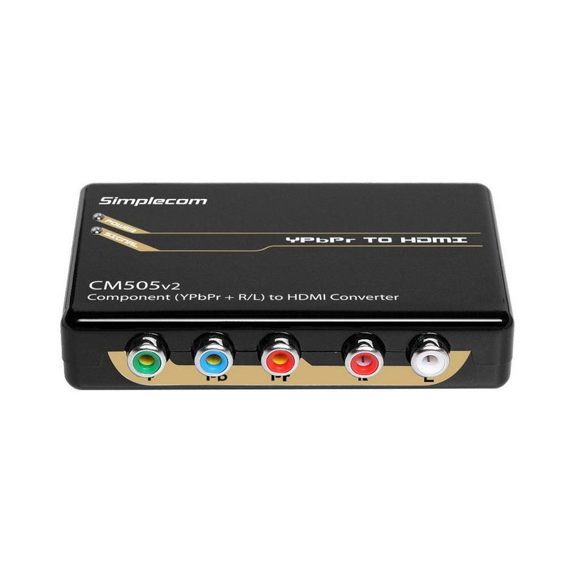 Simplecom CM505v2 Component (YPbPr + Stereo R/L) to HDMI Converter Full HD 1080p - John Cootes