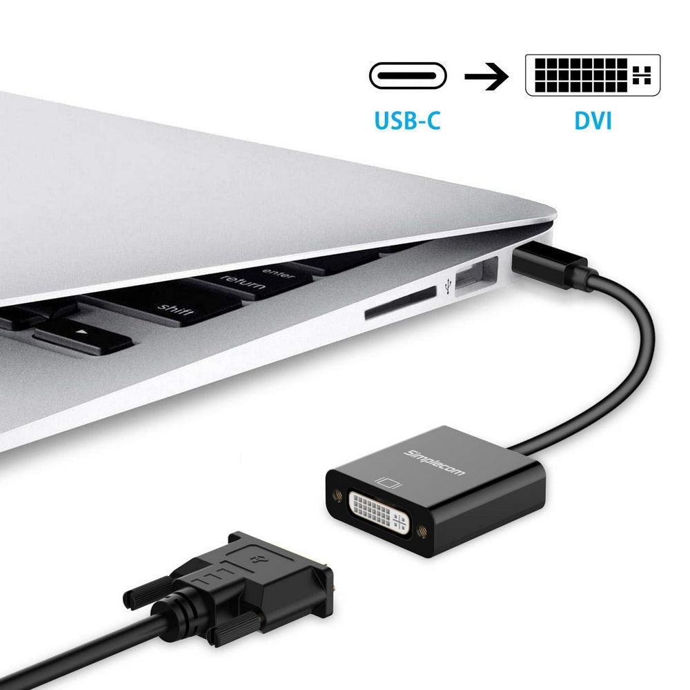 Simplecom DA103 USB-C to DVI Adapter Full HD 1080p - John Cootes