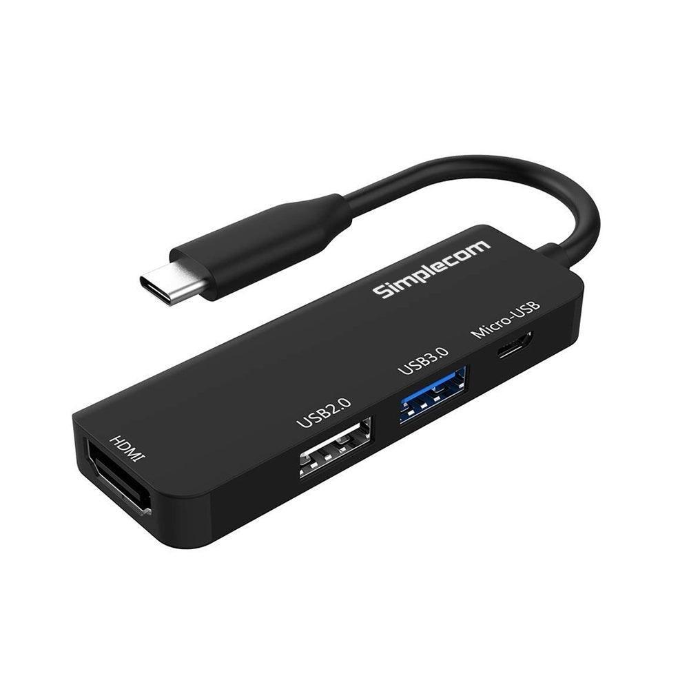 Simplecom DA305 USB 3.1 Type C to HDMI 4 in 1 Combo Hub (HDMI + USB3.0 + USB2.0 + Micro USB) - John Cootes