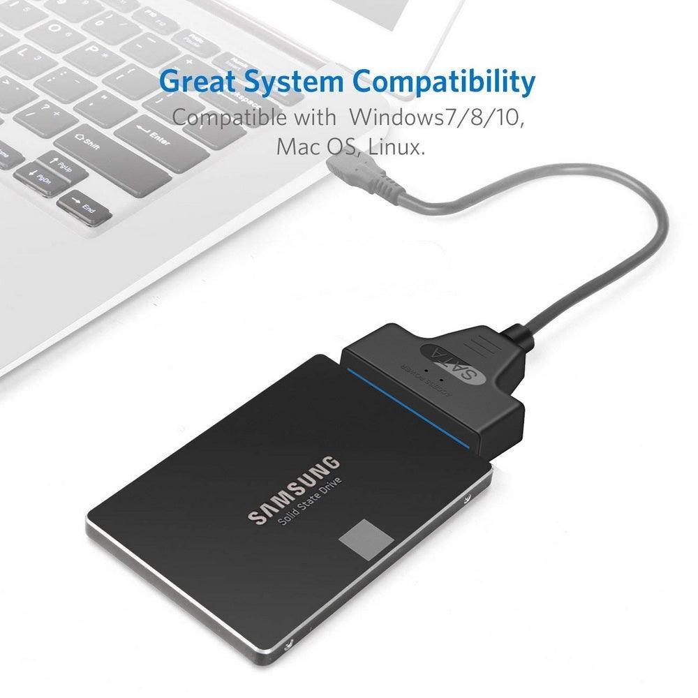 Simplecom SA128 USB 3.0 to SATA Adapter Cable for 2.5" SSD/HDD - John Cootes