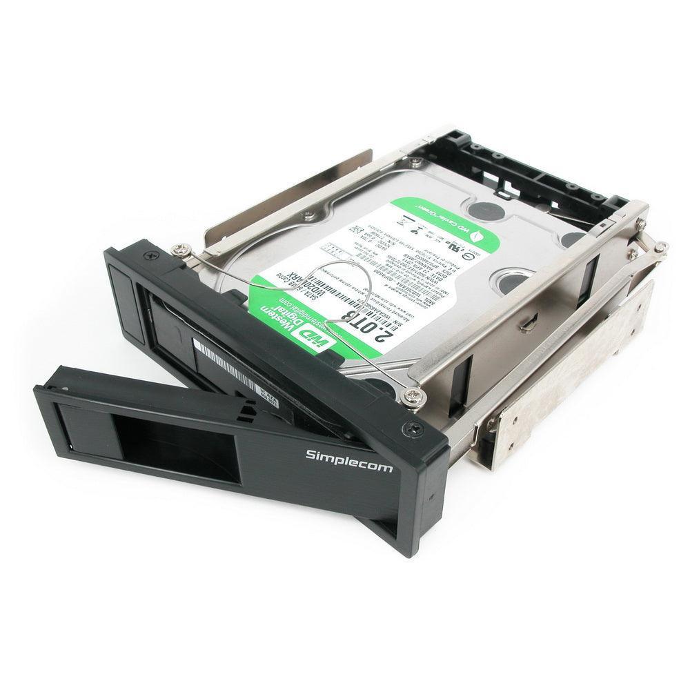 Simplecom SC314 Internal 5.25" Bay Mobile Rack 3.5" SATA HDD Backplane Enclosure - John Cootes