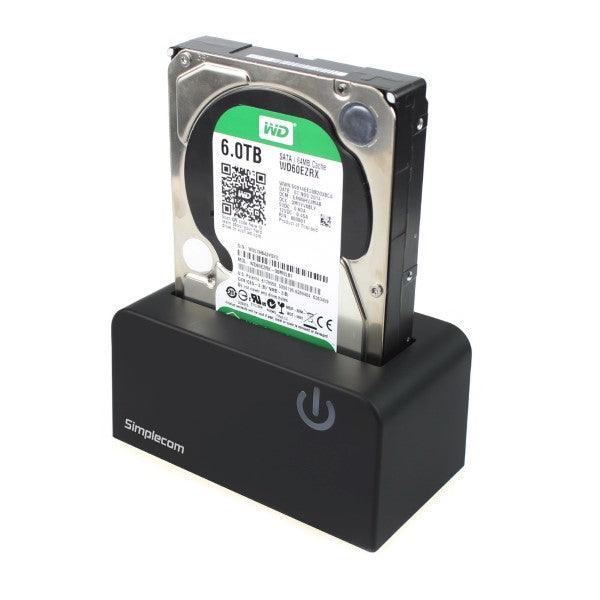 Simplecom SD326 USB 3.0 to SATA Hard Drive Docking Station for 3.5" and 2.5" HDD SSD - John Cootes