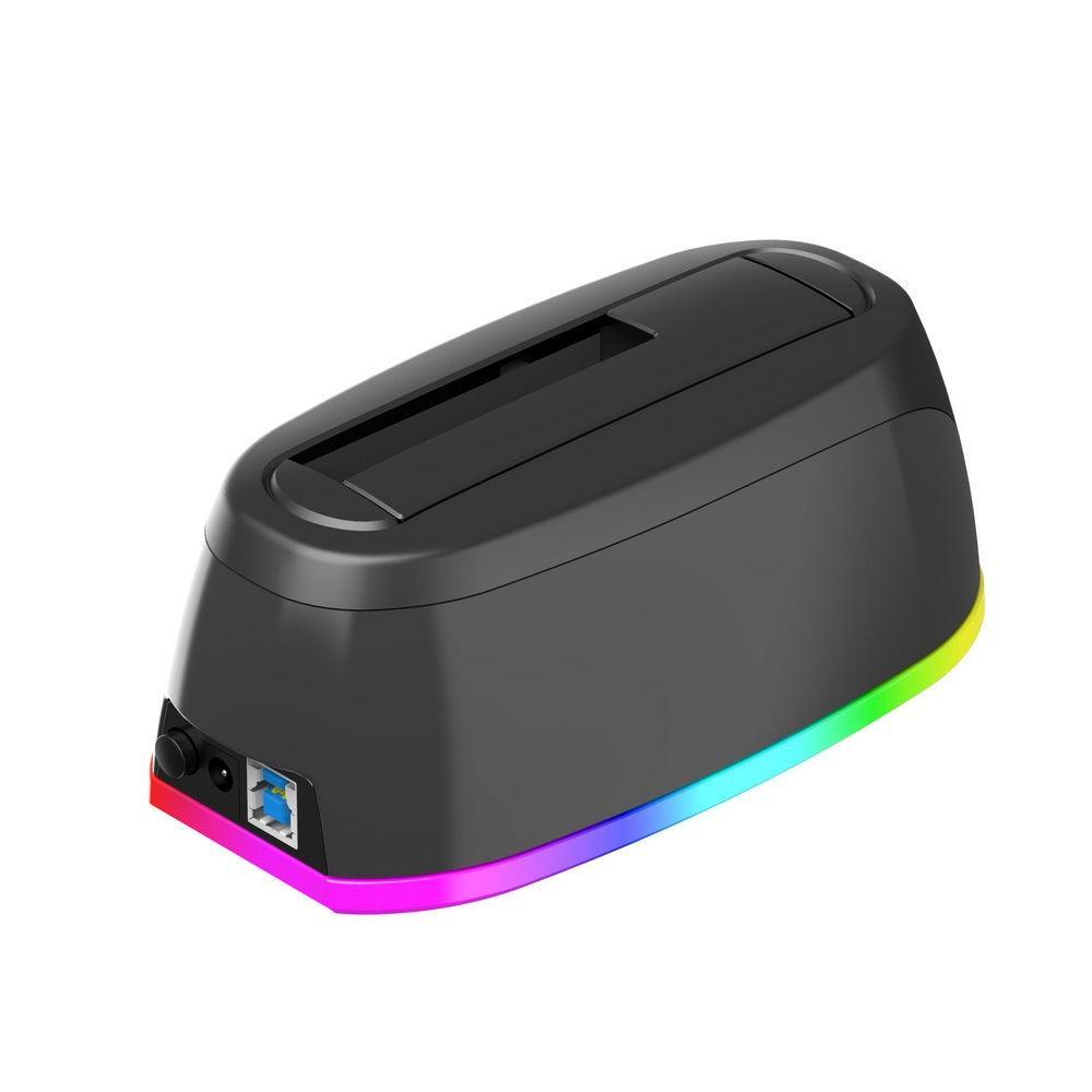 Simplecom SD336 USB 3.0 Docking Station for 2.5" and 3.5" SATA Drive with RGB Lighting - John Cootes