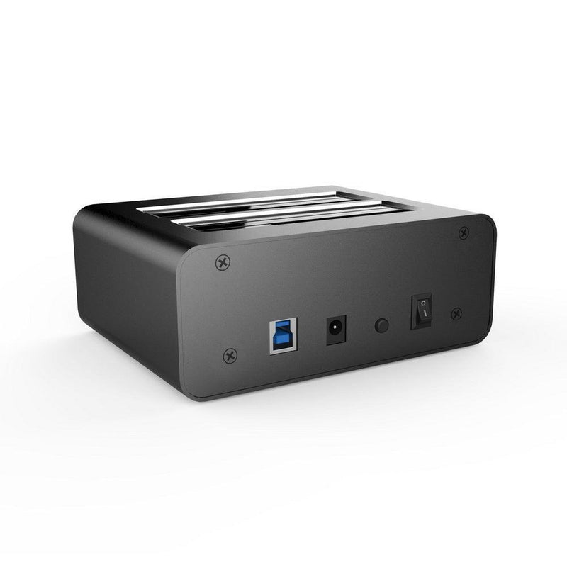 Simplecom SD352 USB 3.0 to Dual SATA Aluminium Docking Station with 3-Port Hub and 1 Port 2.1A USB Charger - John Cootes