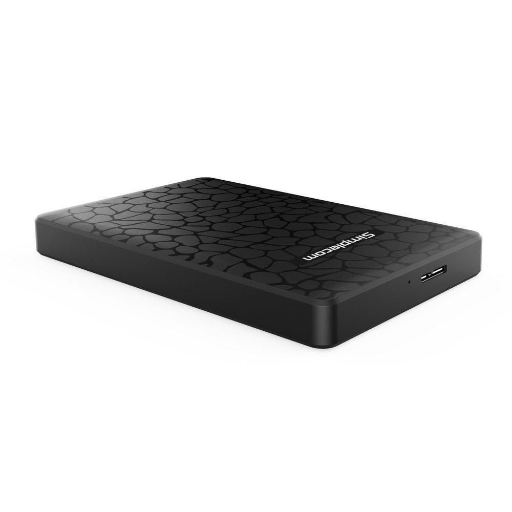 Simplecom SE101 Compact Tool-Free 2.5'' SATA to USB 3.0 HDD/SSD Enclosure Black - John Cootes