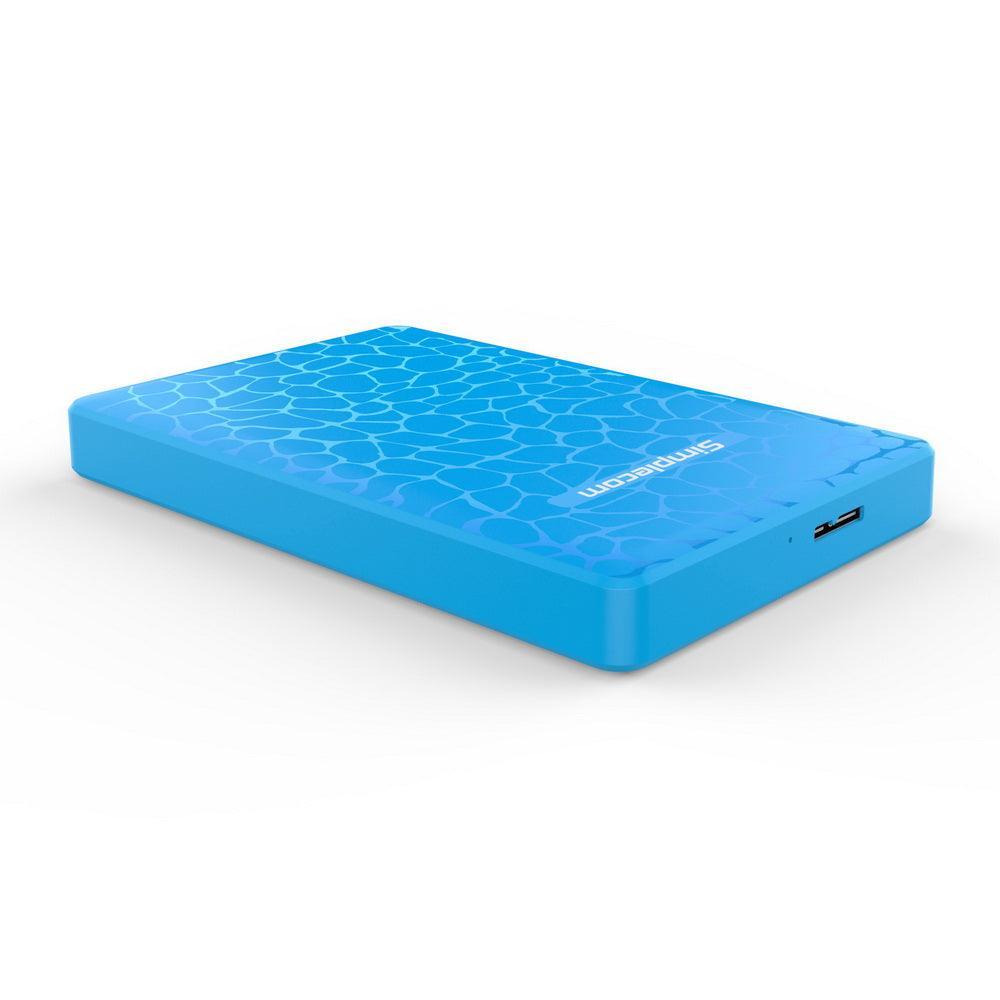 Simplecom SE101 Compact Tool-Free 2.5'' SATA to USB 3.0 HDD/SSD Enclosure Blue - John Cootes