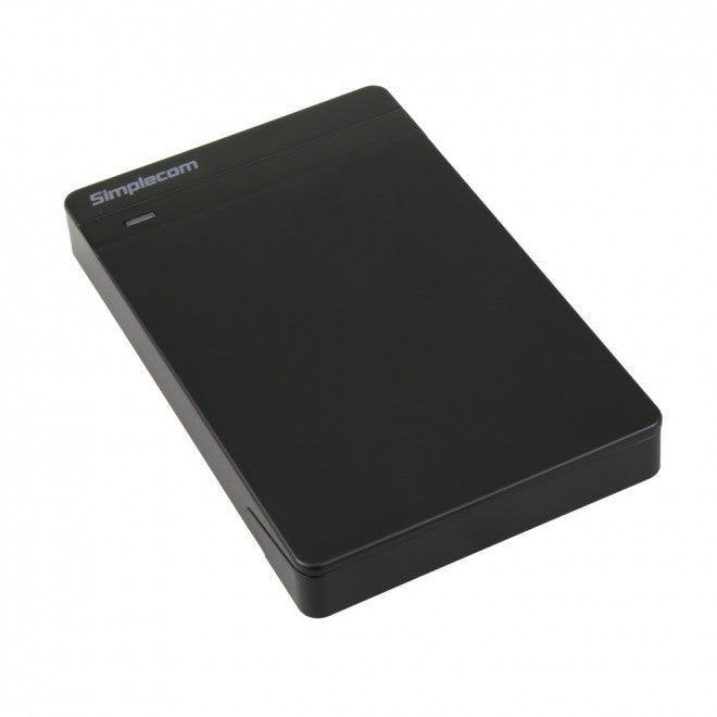 Simplecom SE203 Tool Free 2.5" SATA HDD SSD to USB 3.0 Hard Drive Enclosure Black - John Cootes