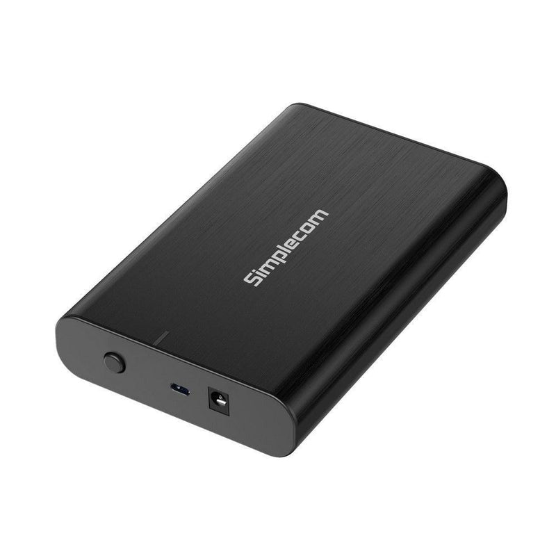 Simplecom SE331 Aluminium 3.5'' SATA to USB-C External Hard Drive Enclosure USB 3.2 Gen1 5Gbps - John Cootes