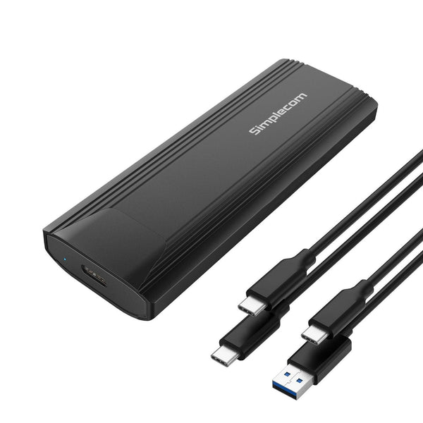 Simplecom SE504v2 NVMe / SATA Dual Protocol M.2 SSD USB-C Enclosure Tool-Free USB 3.2 Gen 2 10Gbps - John Cootes