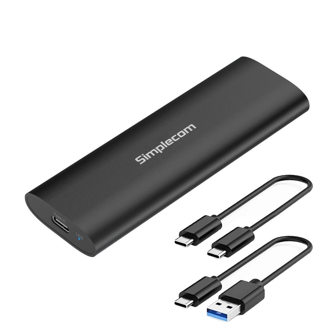 Simplecom SE516 NVMe / SATA Dual Protocol M.2 SSD Tool-Free USB-C Enclosure USB 3.2 Gen 2 10Gbps - John Cootes